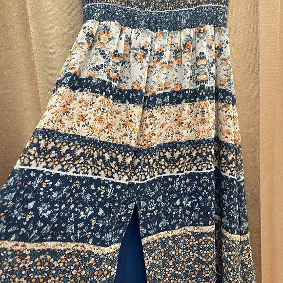Tularosa x Revolve Women Floral Maxi Dress Size S Lined Smocked Cottagecore Boho - Picture 5 of 9